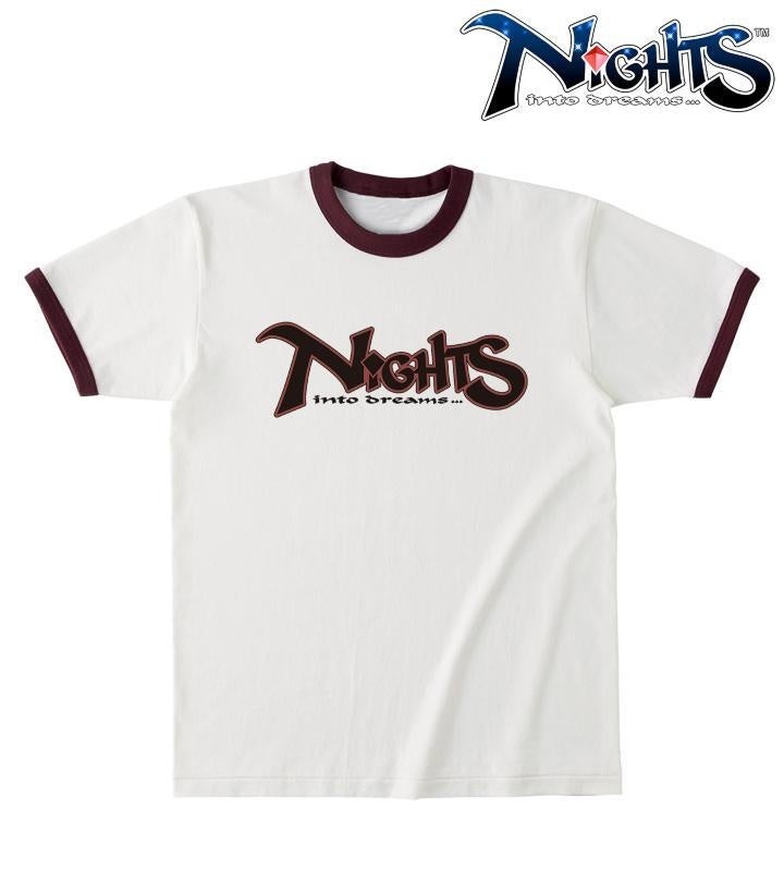 NiGHTS into dreams』のNiGHTS ロゴ リンガーTシャツ、NiGHTS