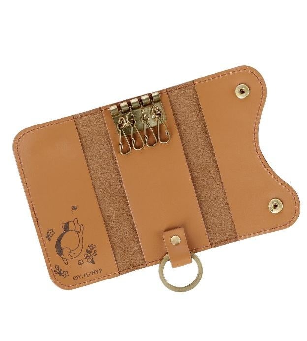 TVアニメ「夏目友人帳」のニャンコ先生 レザーキーケース