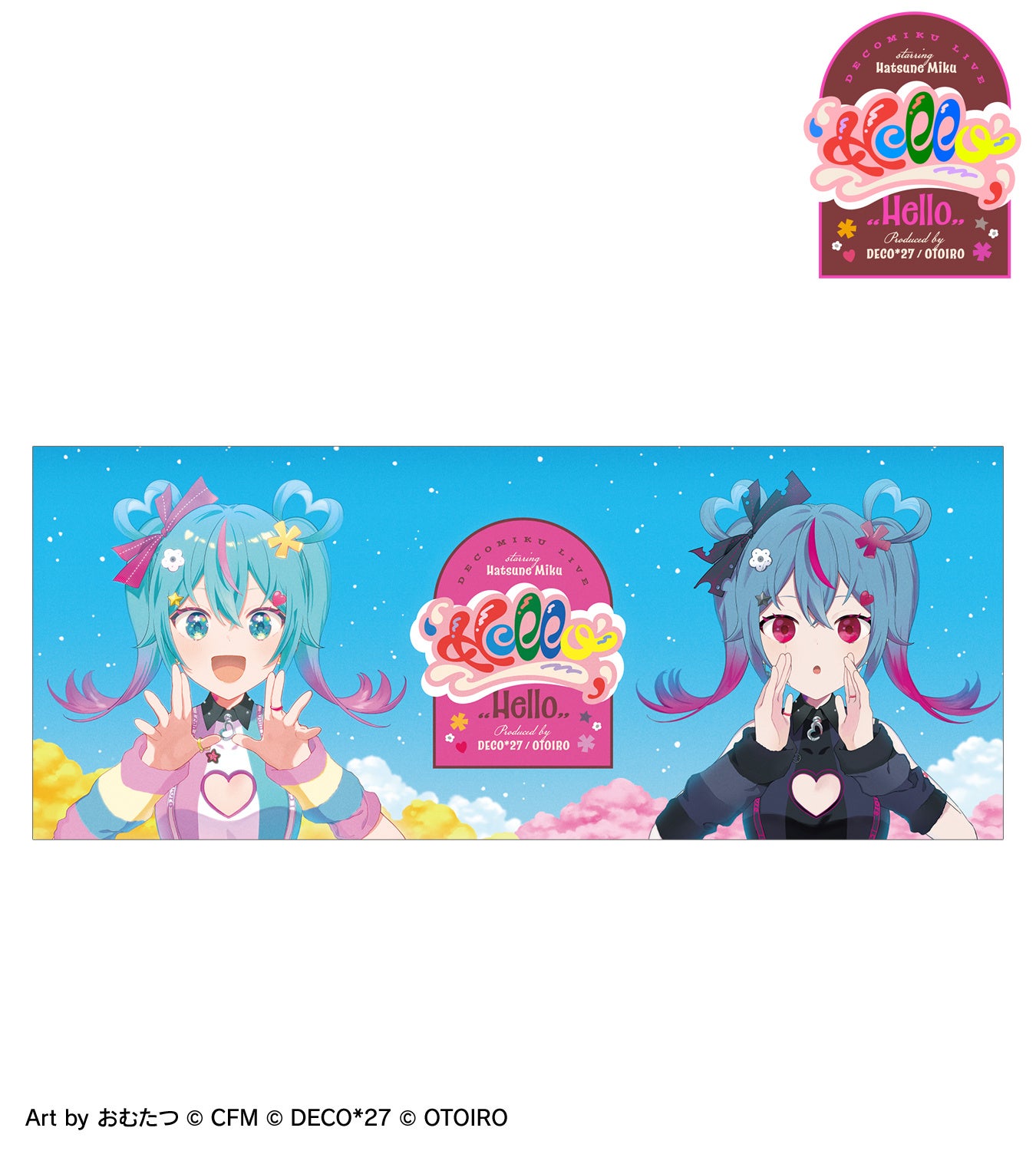 コミケ106 てぃんくる blucielo チョコミントグッズセット デコミクLIVE starring 初音ミク『Hello』Produced by DECO*27