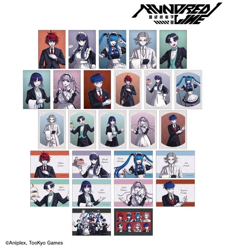 メイド&執事 アクリルカード BOX ハンドレッドラインHUNDRED LINE メイド&執事 アクリルカード BOX ハンドレッドラインHUNDRED