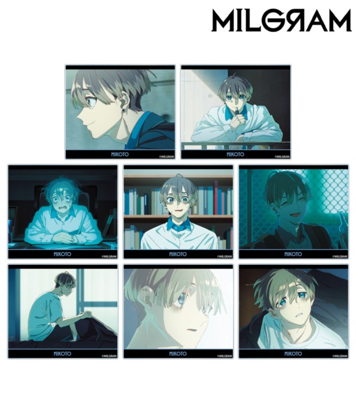 『MILGRAM -ミルグラム-』のトレーディング MV アクリルカード ミコト『レクイエム』などの受注を開始！！アニメ・漫画のオリジナルグッズを販売する「AMNIBUS」にて
