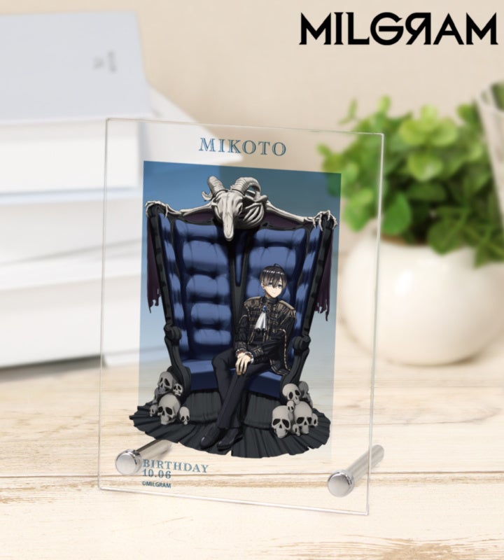 『MILGRAM -ミルグラム-』の描き下ろし ミコト バースデーver. 第3弾 A6アクリルパネルなどの受注を開始！！アニメ・漫画のオリジナルグッズを販売する「AMNIBUS」にて