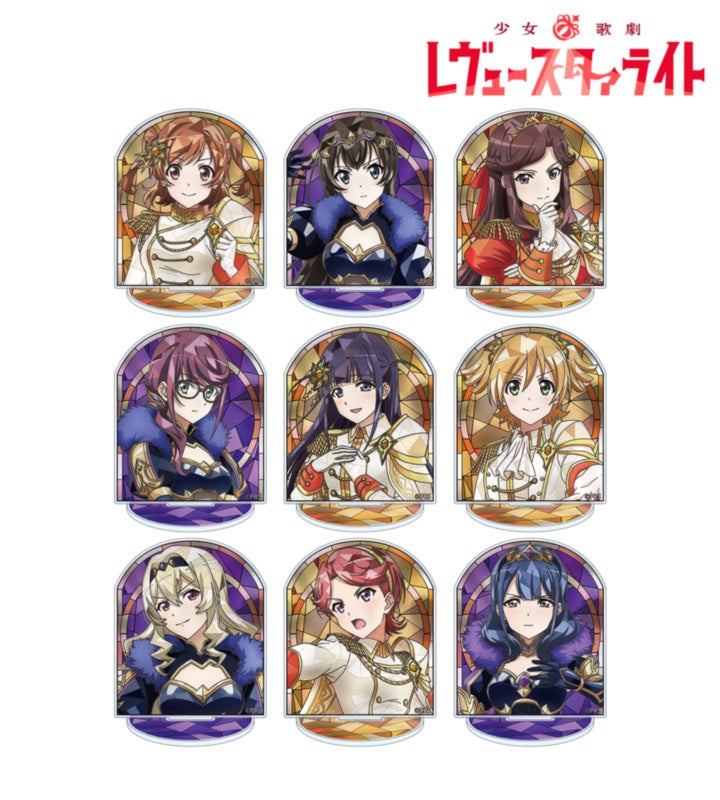 『少女☆歌劇 レヴュースタァライト』のトレーディング Aure Glass 第2弾 アクリルスタンドなどの受注を開始！！アニメ・漫画のオリジナルグッズを販売する「AMNIBUS」にて