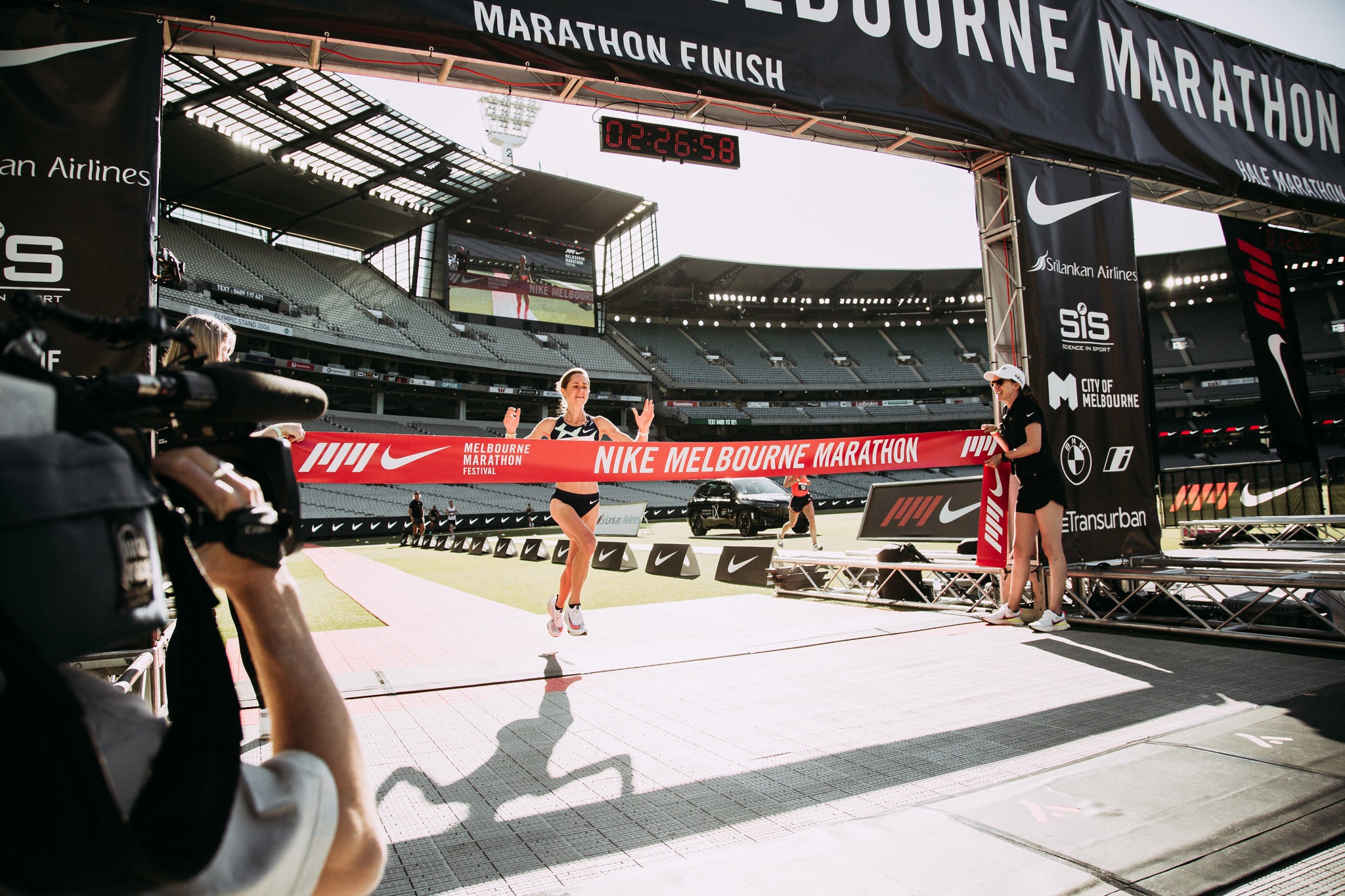 ゴールは世界有数のスタジアム「メルボルン・クリケット・グラウンド」 （写真提供： IMG EVENTS)