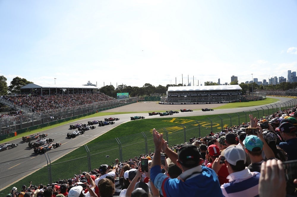 Brabhamスタンドからの眺め　©AGPC