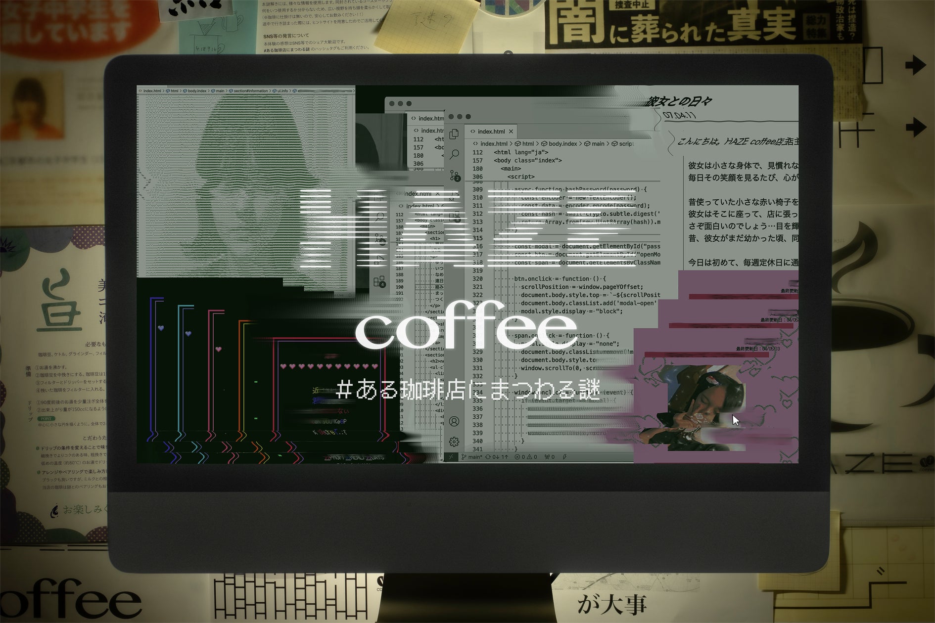 30万アクセス突破!話題の謎解きゲーム「HAZE coffee」配信ガイドライン公開! 30万アクセス突破!話題の謎解きゲーム「HAZE coffee」配信ガイドライン公開!