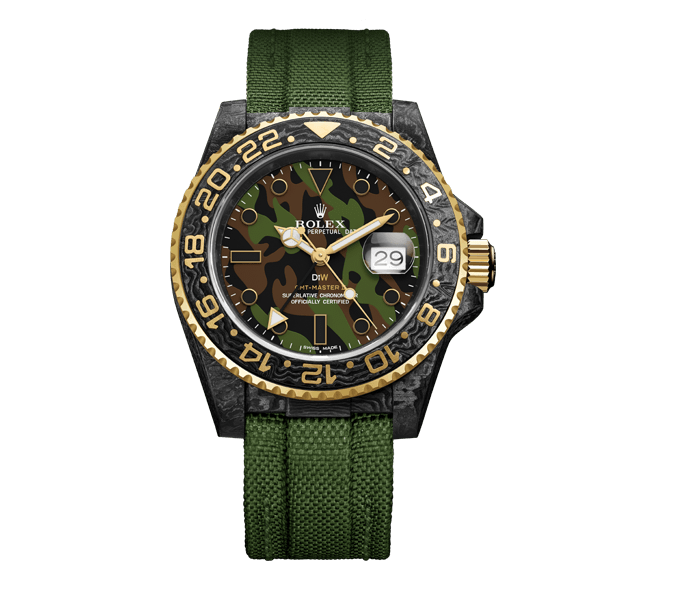 GMT カスタム 時計 予備コマ付 キラキラ 派手