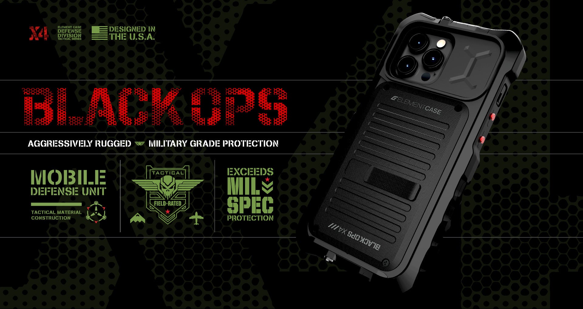 エレメントケース Element Case から 軍事規格の装甲性能を持つiphoneケース Black Ops Iphone Case が発売 株式会社principe Priveのプレスリリース エレメントケース Element Case から 軍事規格の装甲性能を持つiphoneケース Black Ops Iphone Case が発売 株式会社principe Priveのプレスリリース