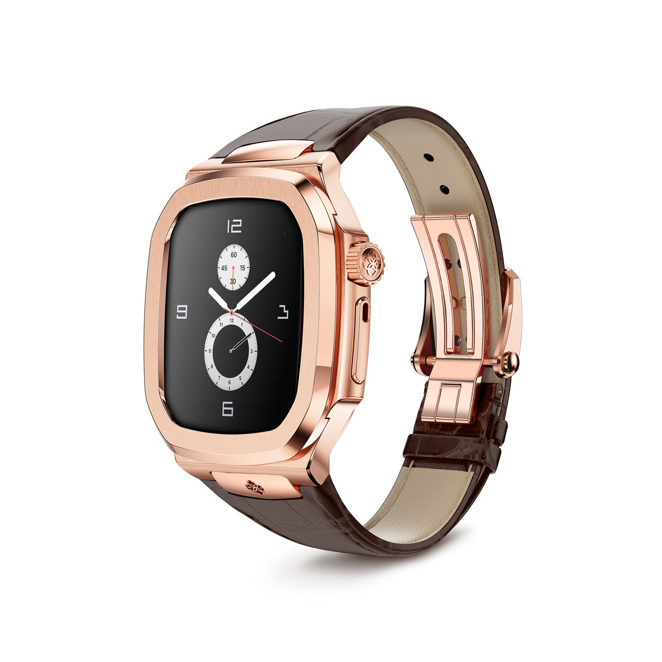 ROYAL45 -  Rose Gold Brown Leather ¥154000(税抜)