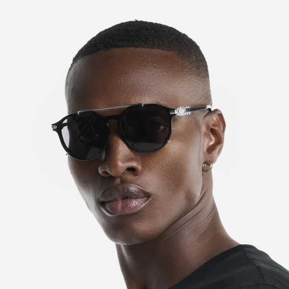 Sunglasses - Entrepreneur - Black Silver ￥60,500（税込）