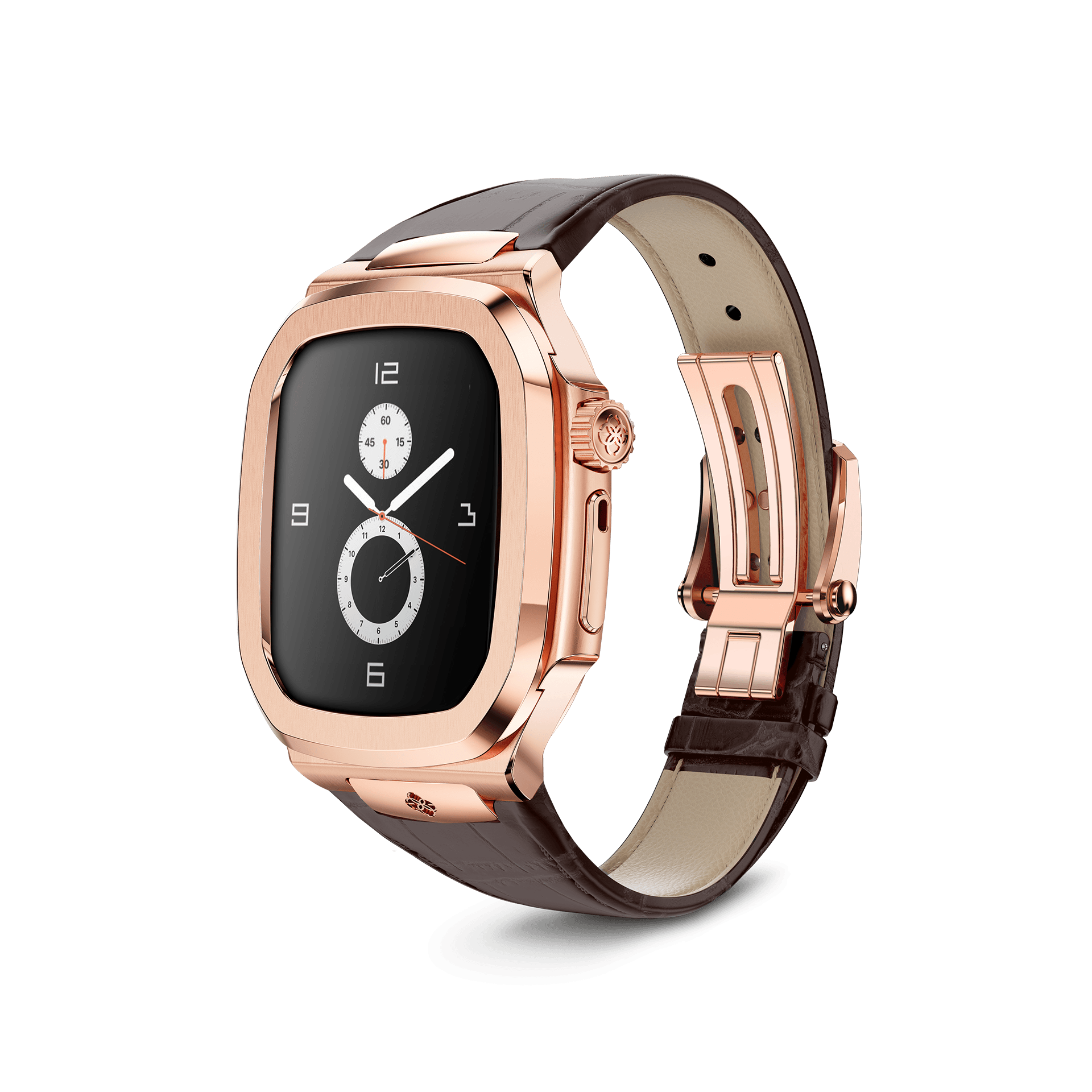Apple Watch Case - ROL45 -  Rose Gold Brown