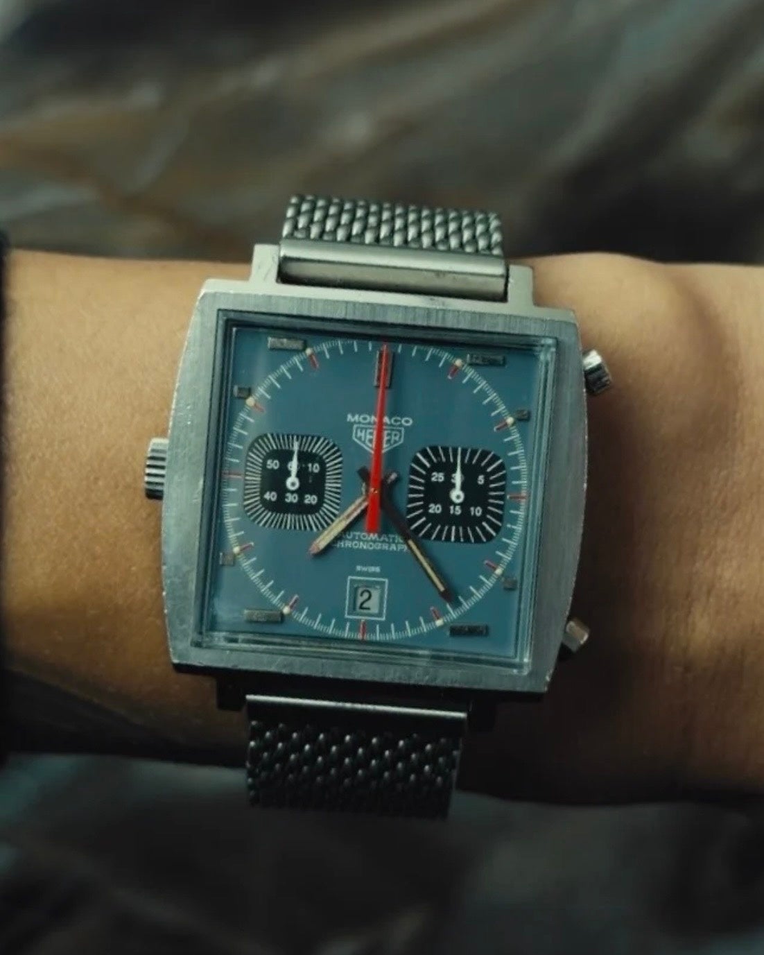 四角いケースに宿る、モナコの原点。HEUER Monaco First Model Mark.2 1970sが入荷。