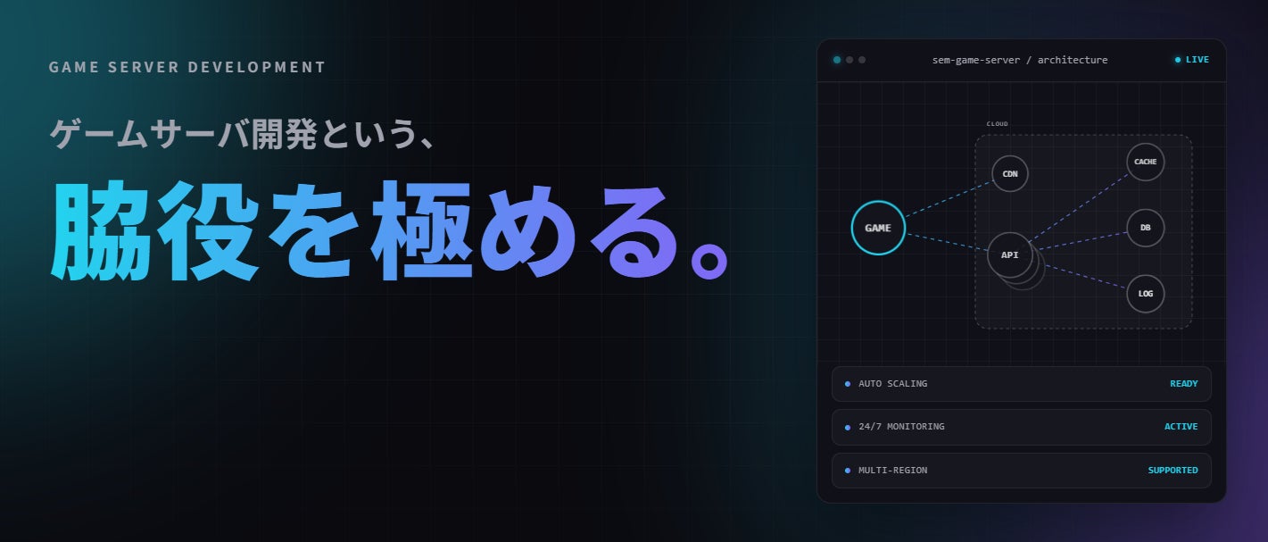 ゲーム開発効率化!SEMエンジン進化、TiDB対応&AIで開発を加速 ゲーム開発効率化!SEMエンジン進化、TiDB対応&AIで開発を加速