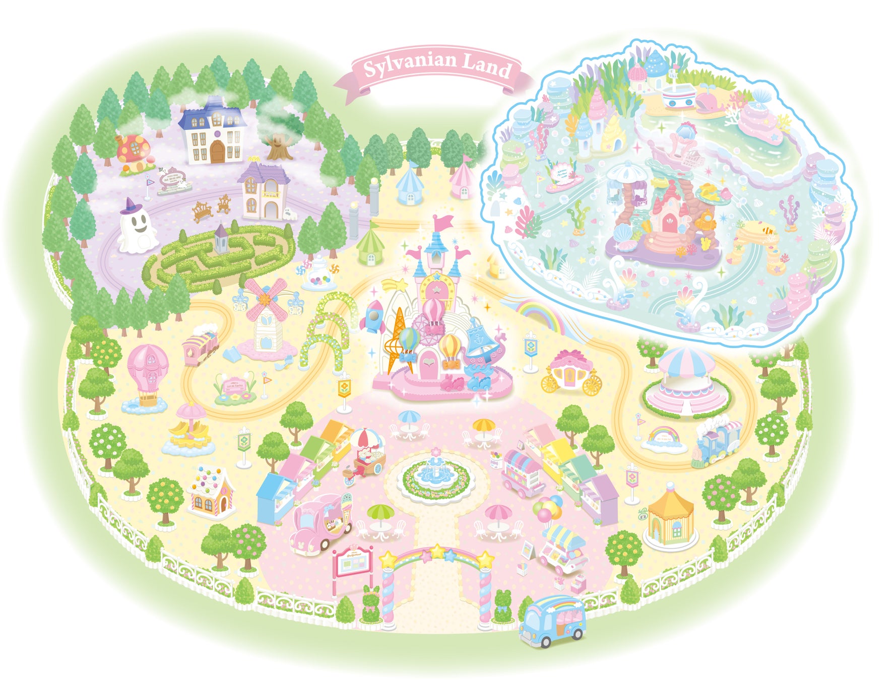 シルバニアランド マップ