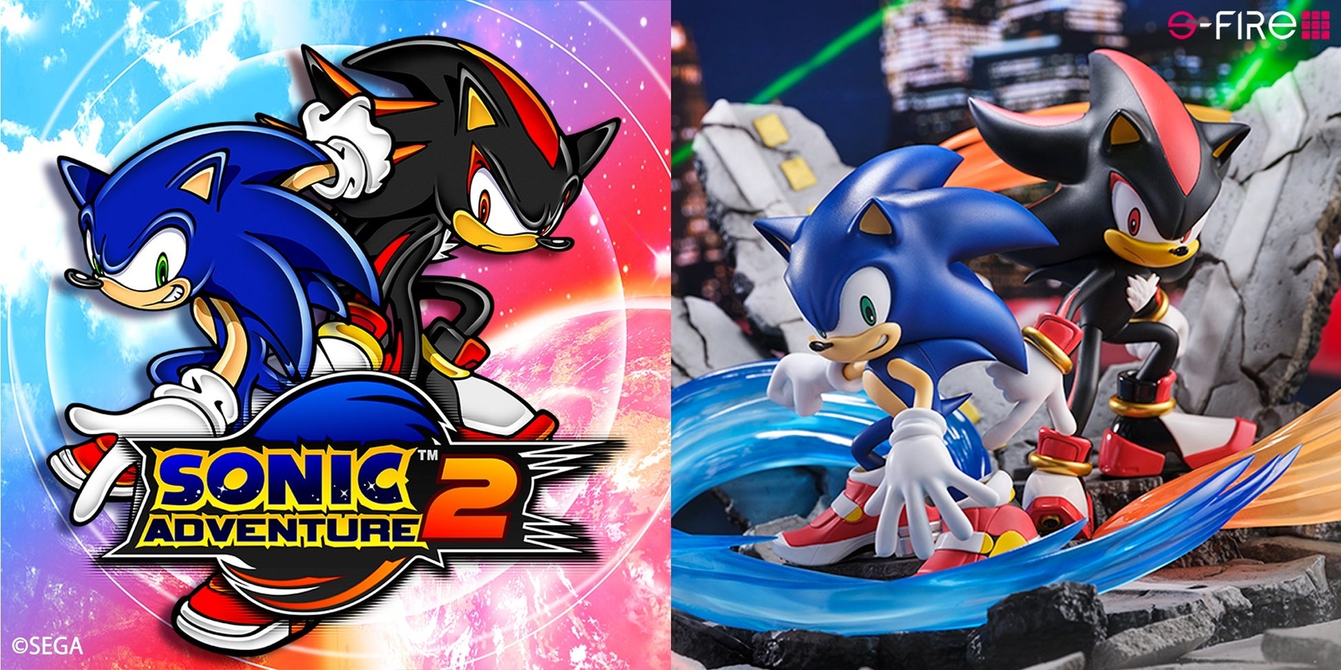 『ソニックアドベンチャー2』のパッケージイラストを立体化したフィギュアが登場!ARアプリで追加演出も楽しめる! 『ソニックアドベンチャー2』のパッケージイラストを立体化したフィギュアが登場!ARアプリで追加演出も楽しめる!