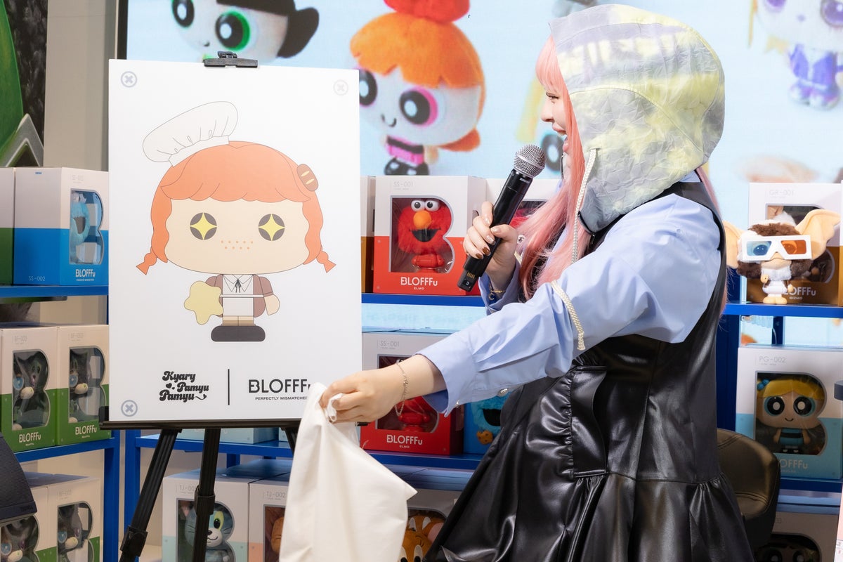 きゃりーぱみゅぱみゅ15周年×BLOFFFu、コラボデザインを初披露 セガ フェイブの新ハイブリッドトイ発売記念イベント