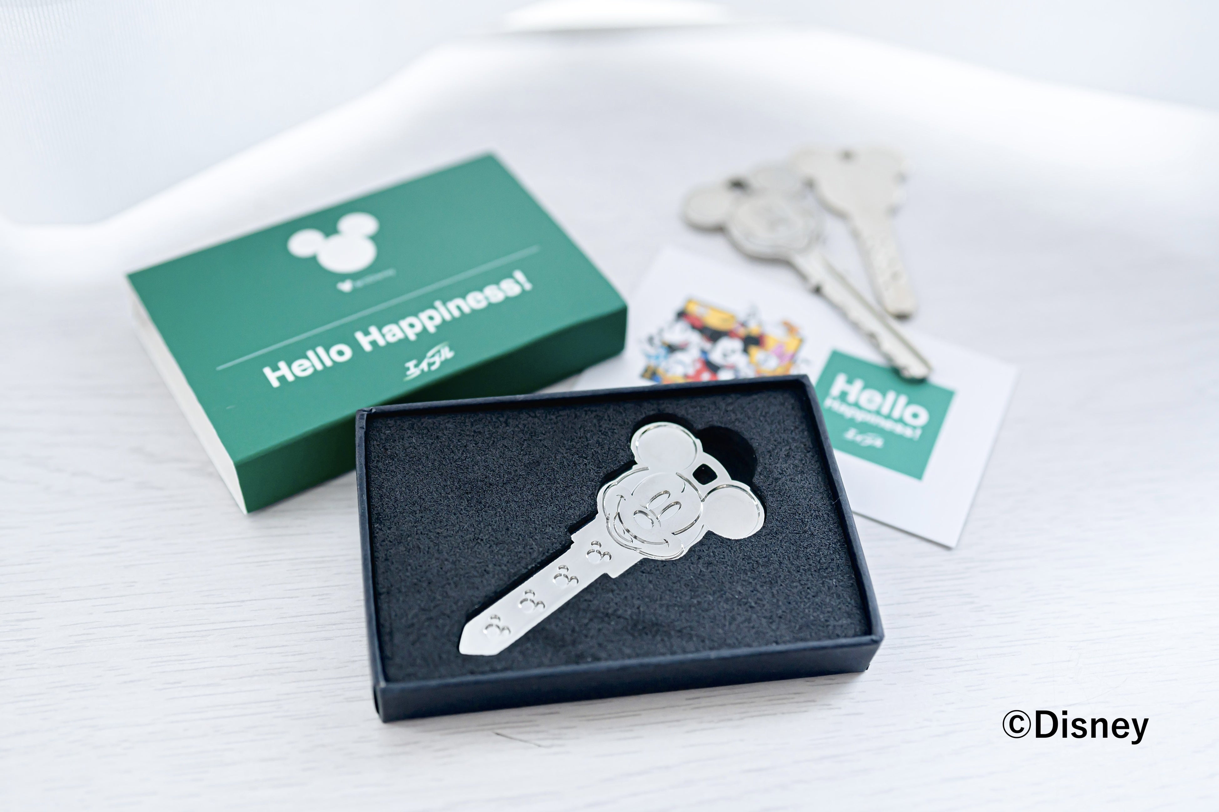 エイブルオリジナルのミッキーデザイン キーに入居記念ノベルティ登場