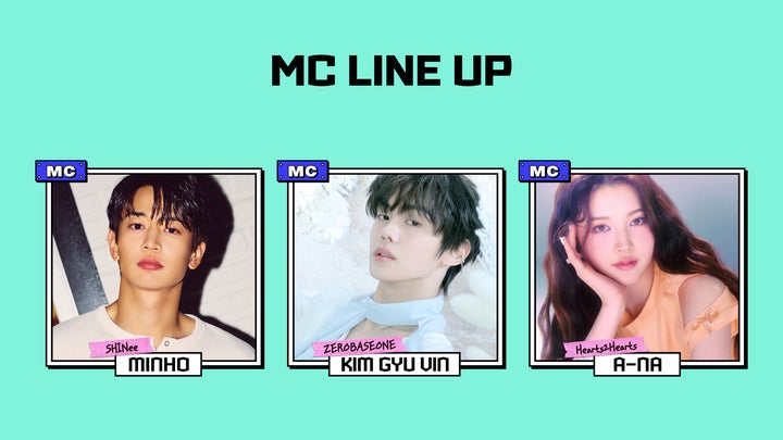 MINHO, KIM GYU VIN, A-NAら 豪華MC陣発表『2025 Show! 音楽中心 in MINHO, KIM GYU VIN, A-NAら 豪華MC陣発表『2025 Show! 音楽中心 in