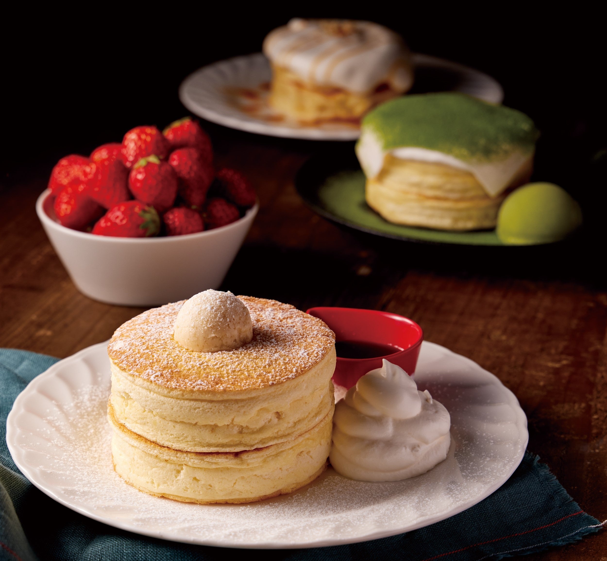 「自家製カソナードバターのパンケーキ」980円（税込、以下同）