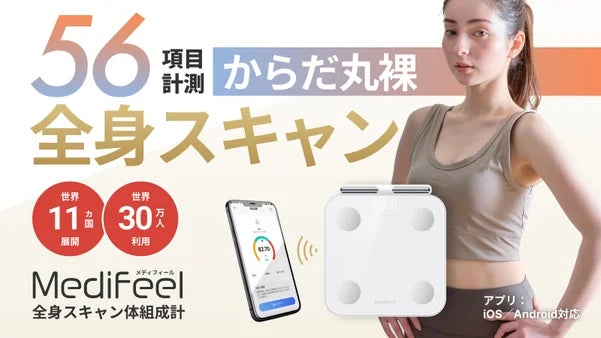 Makuake掲載開始わずか1分で目標達成! 56項目計測で全身徹底解析 Makuake掲載開始わずか1分で目標達成! 56項目計測で全身徹底解析