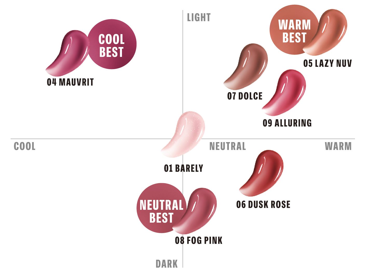 カラー展開画像