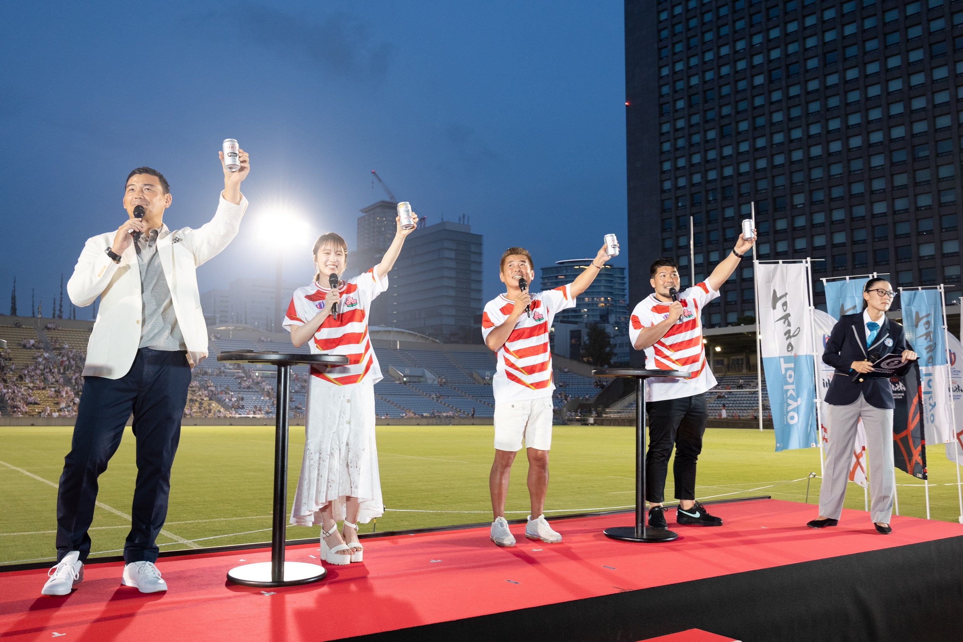 ゲストによる乾杯の様子