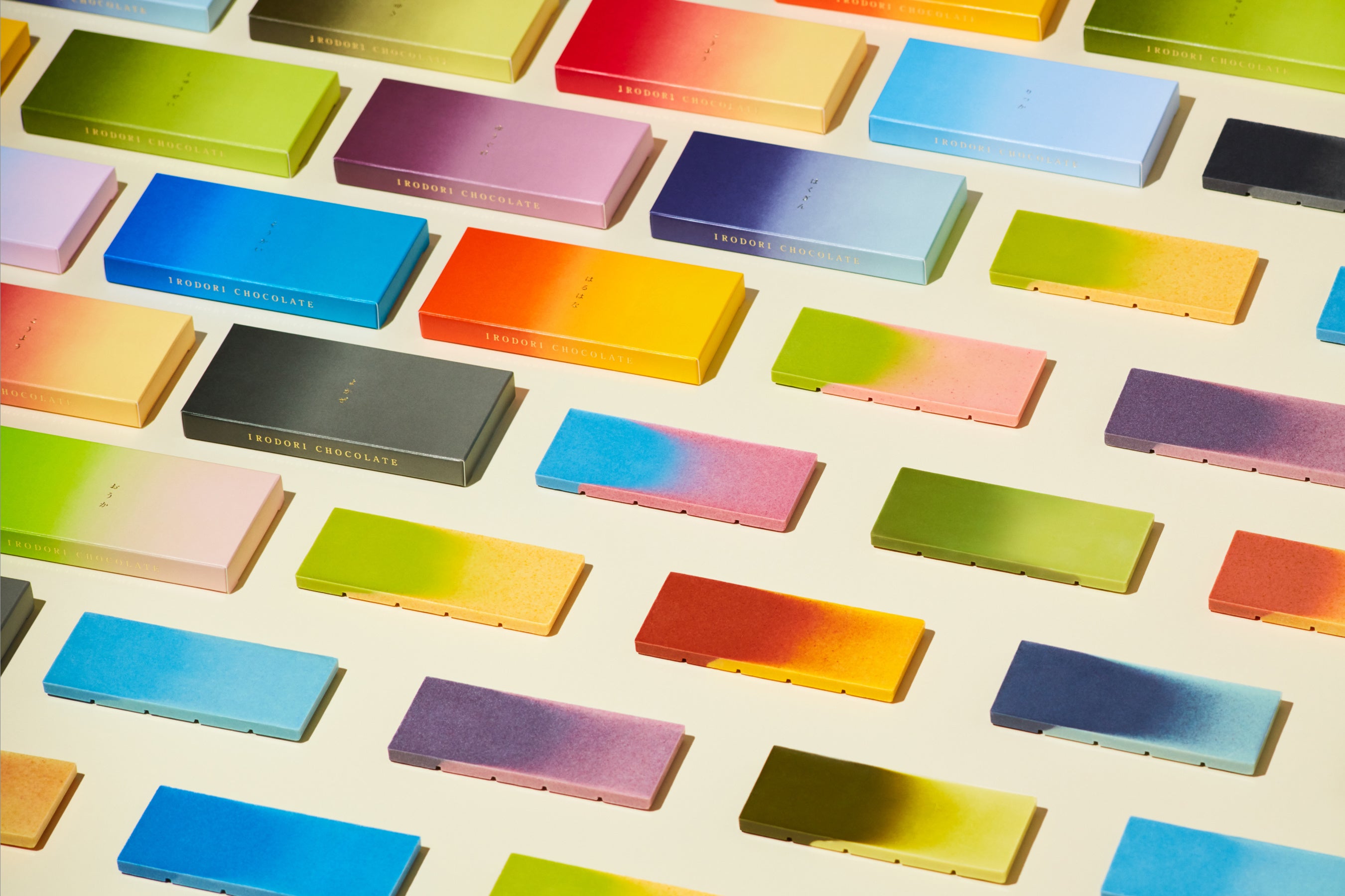 12種類グラデーションチョコレート「イロドリチョコレート」