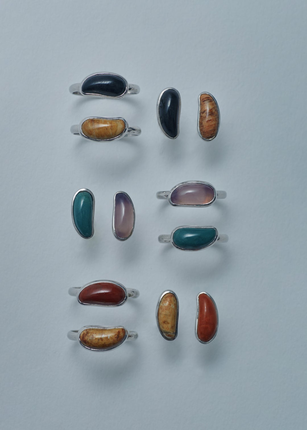 Mameta (Ring)14,300円／Mameta (Pierced Earring)8,800円