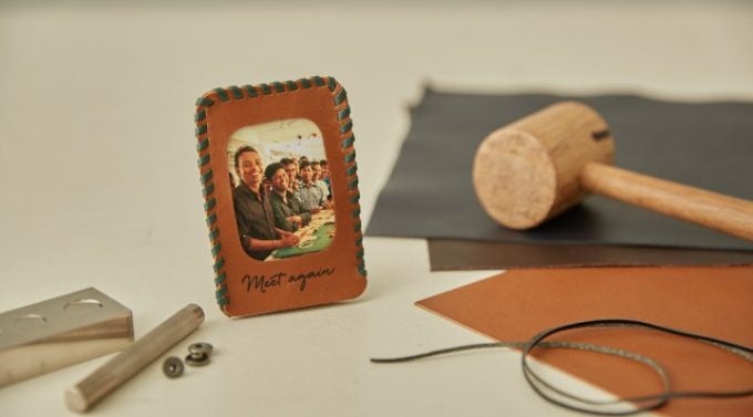 DIYは3つのメニューを用意(写真はフォトフレーム)