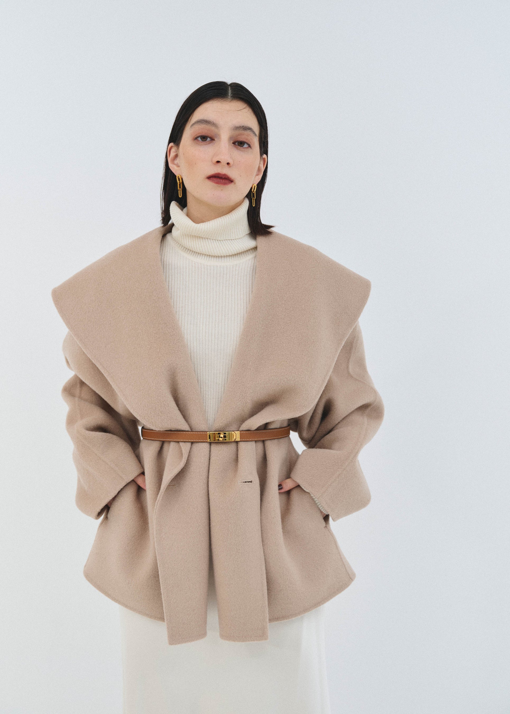 今期CLORE+ クロレ　トレンチコート 新品CLORE+ クロレCross over Trenchクロスオーバートレンチ