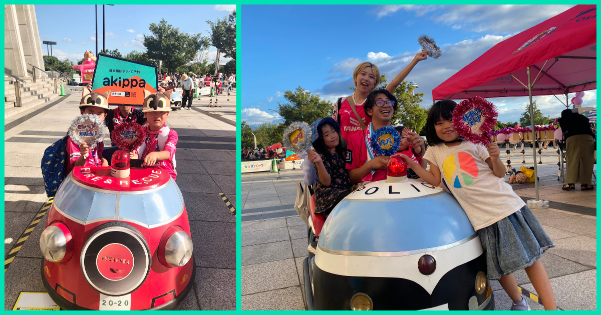 駐車体験の様子