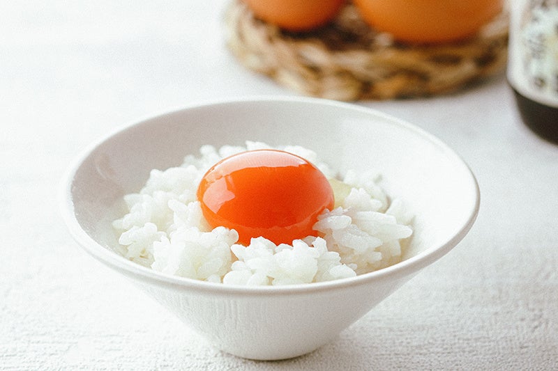 茜美人®のTKG（卵かけご飯）