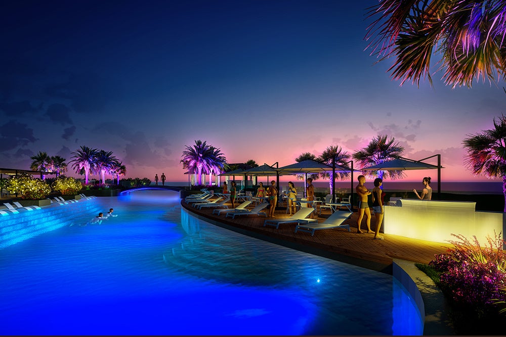 ガーデンプール、ナイトプールイメージ