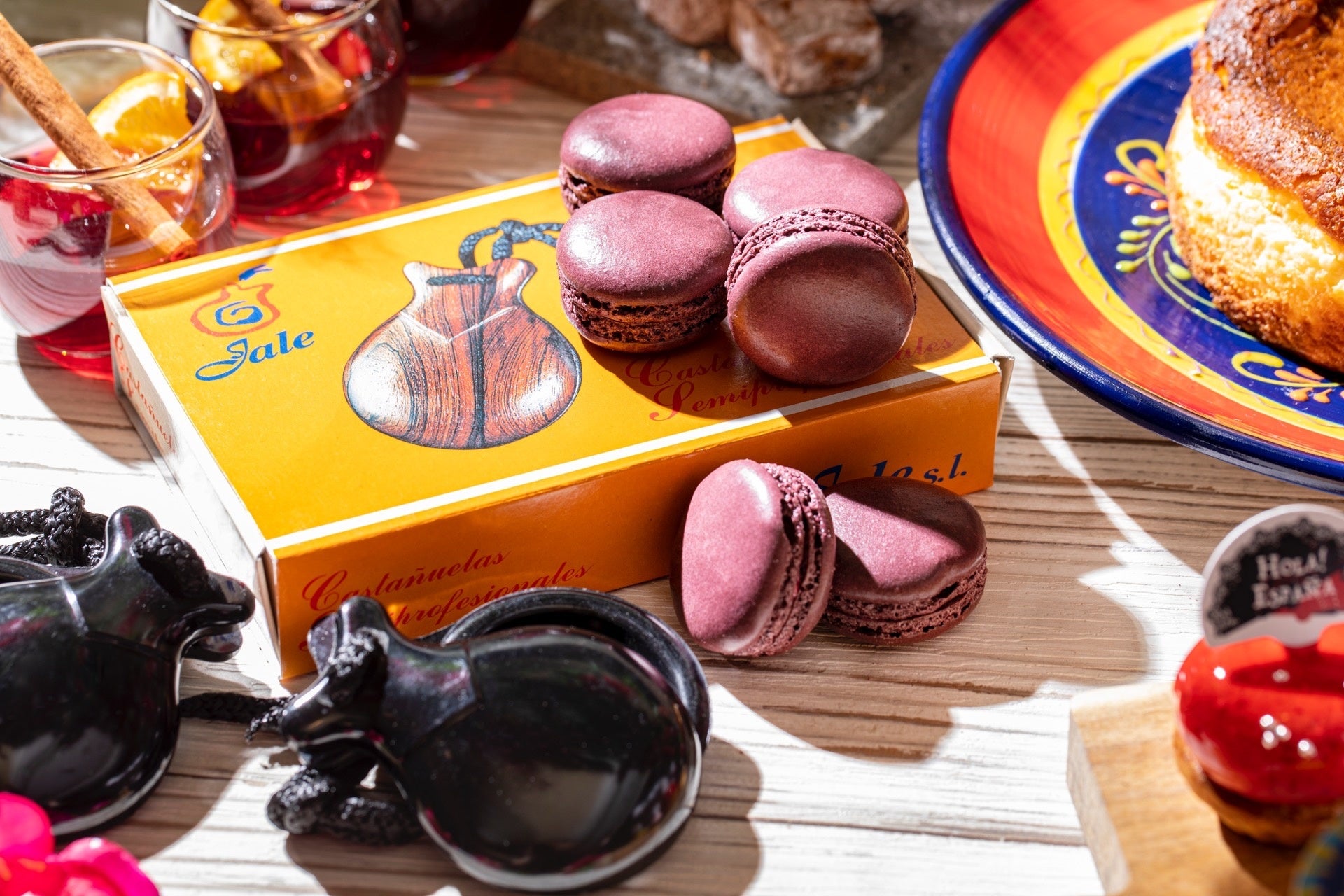 陽気なリズムを刻むカスタネットマカロン