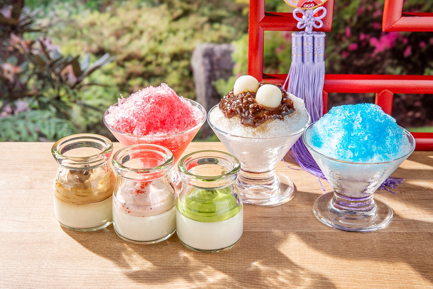 ハッピンスとダルゴナコーヒー風ムース