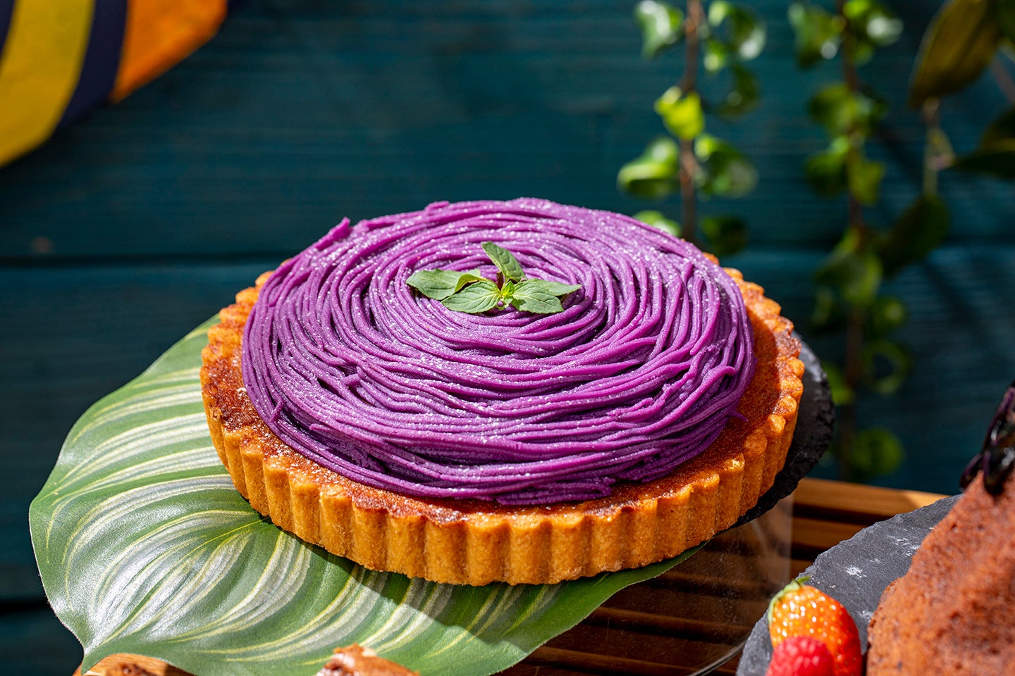 紫芋のモンブラン