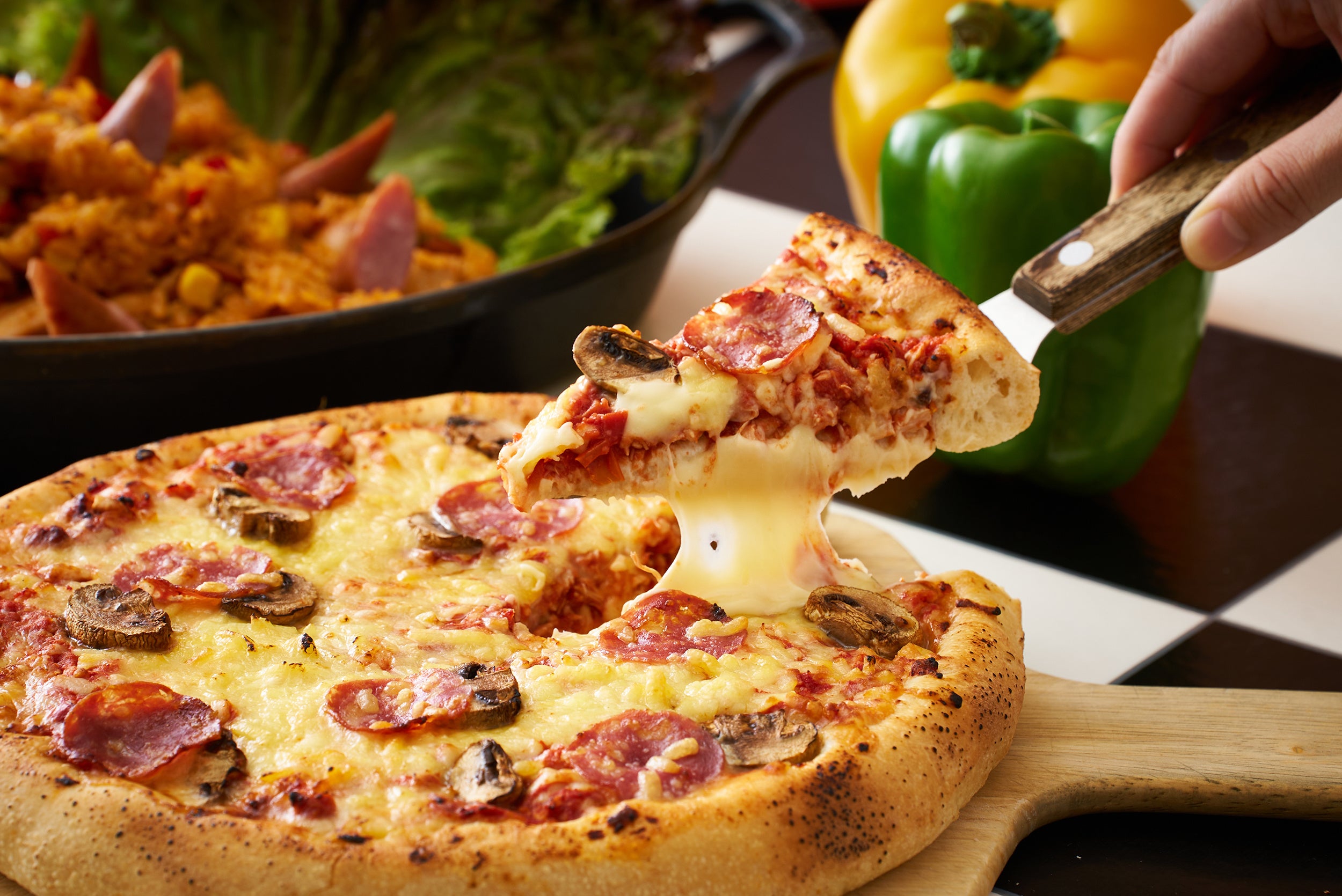 アメリカンレトロフェア「アメリカンピザ」