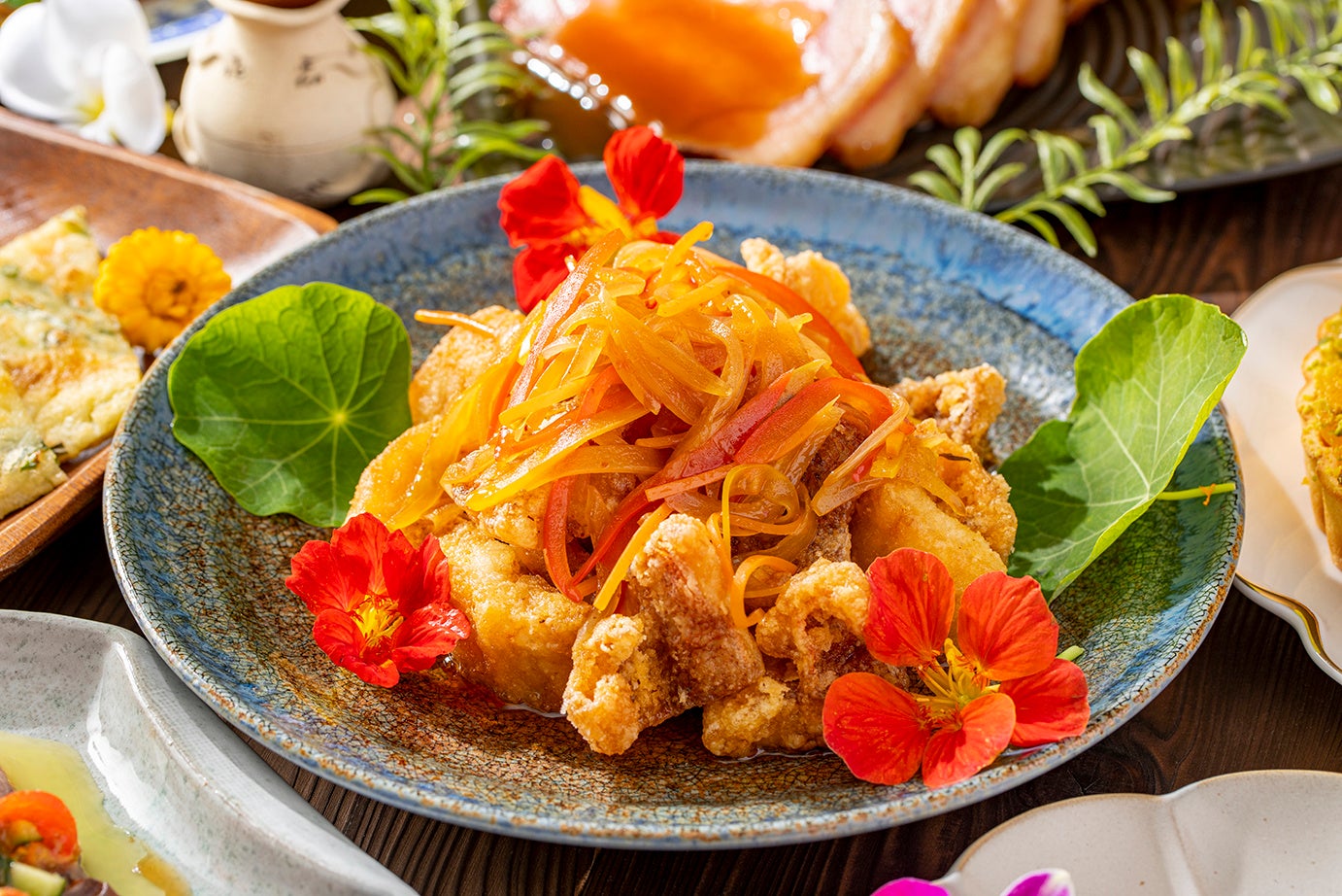 魚介の温かいエスカベッシュ（タイ）