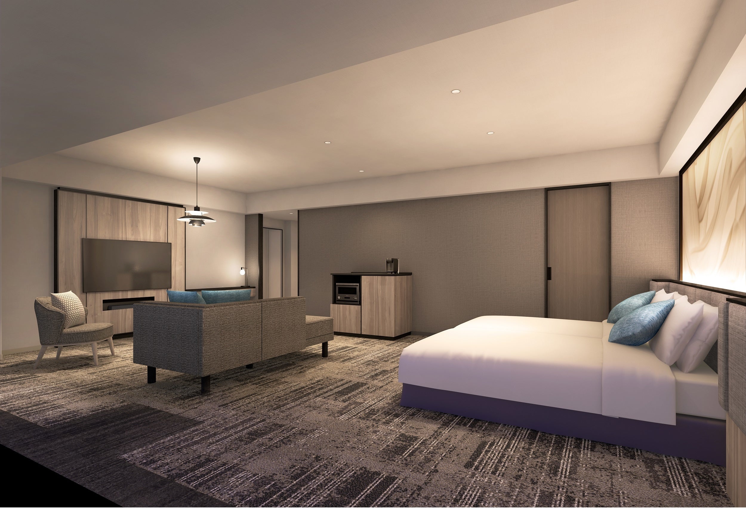 プレミアムツインルーム完成イメージ