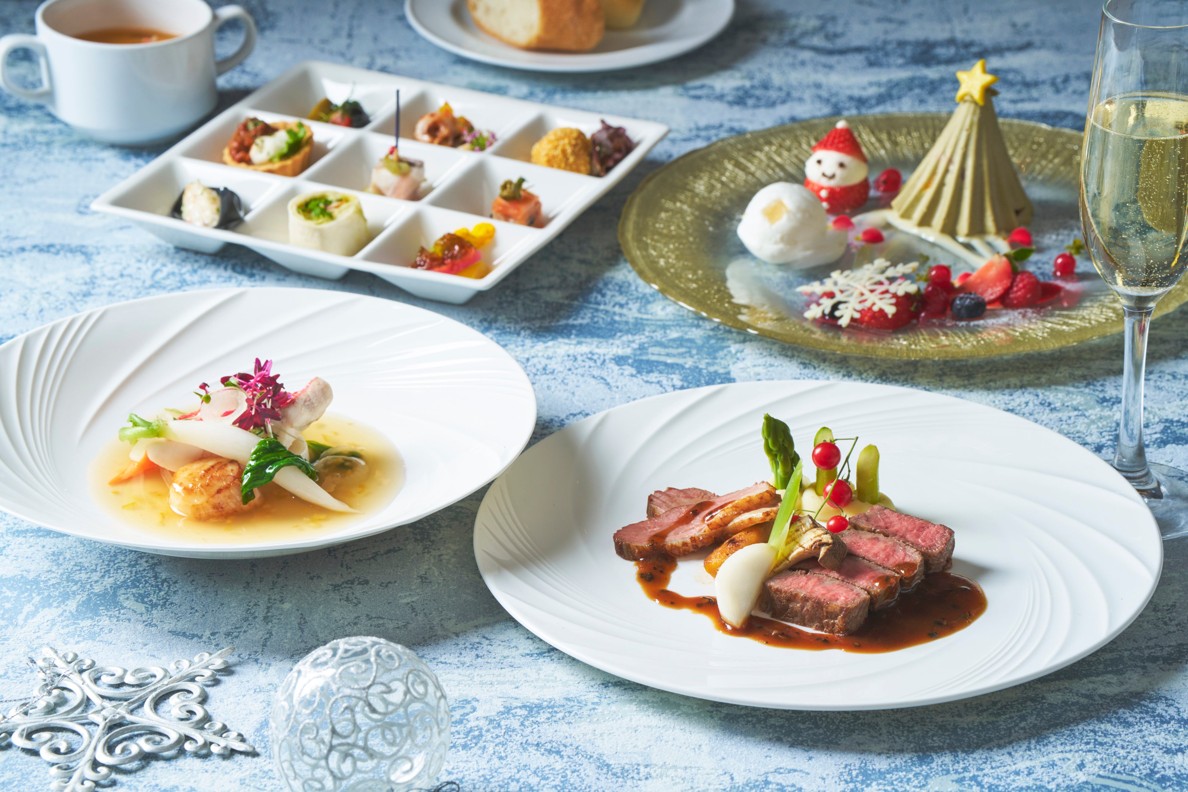 【沖縄ハーバービューホテル】美食と音楽が彩る沖縄のクリスマス　限定フレンチコースに豪華ブッフェが新登場　ホテルメイドの限定クリスマスケーキも販売