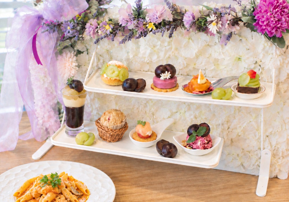 【ホテル オリエンタル エクスプレス 福岡天神】シャインマスカットとぶどうを楽しむ「Après-midi Raisin & Shine Muscat」(アプレミディ・レザン ＆ シャインマスカット)