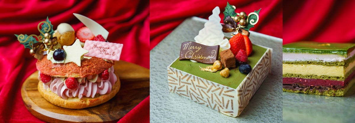 クリスマスパリブレスト&宇治抹茶とフランボワーズのオペラ(2種セット)