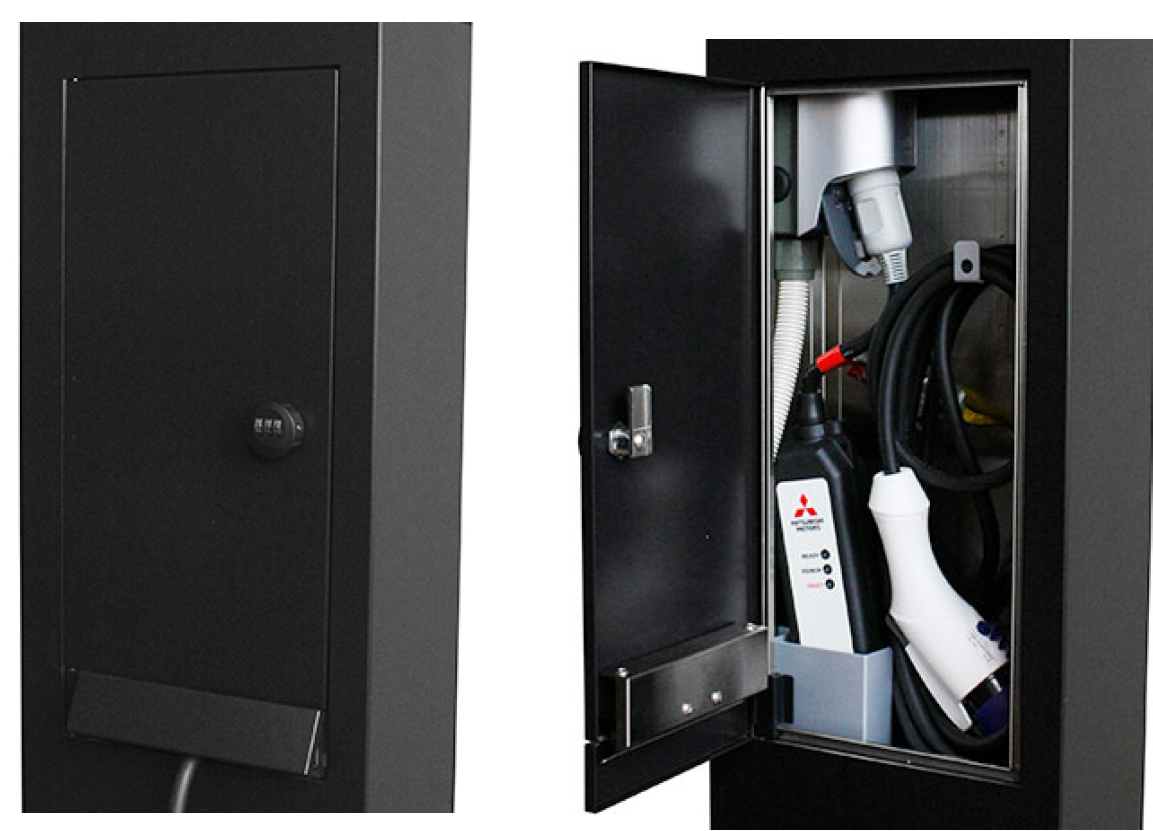 《オスポールEV》のEV充電ボックス （充電ケーブルは付属しません）