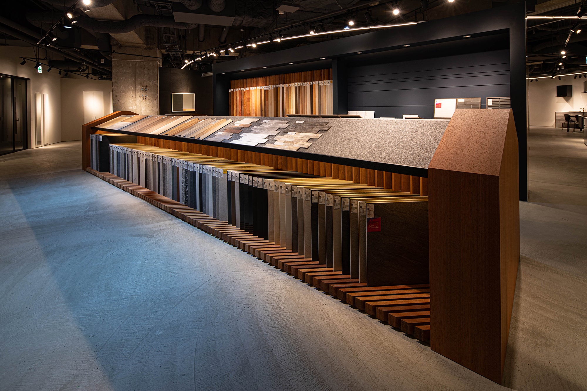 調光可能なタイルエリア