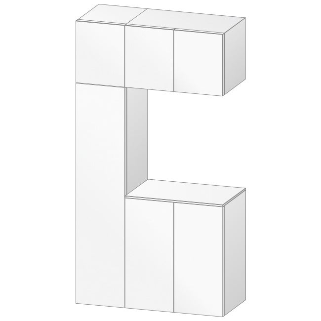 カウンター有りW1200×H2320