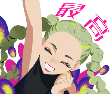 KATEとイラストレーター・米山舞さん、アーティスト・Eveさんがコラボ