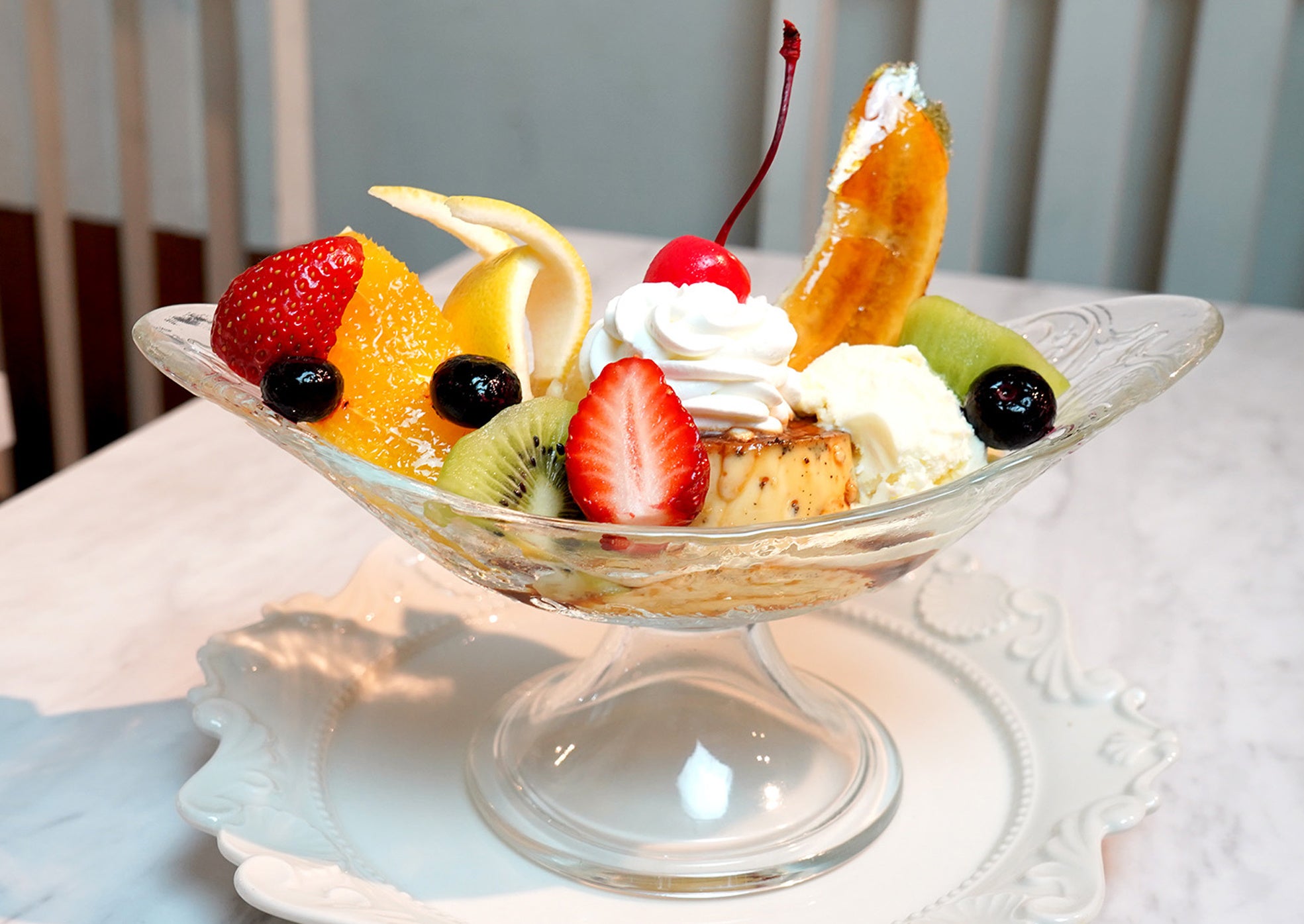 プリンアラモード￥980