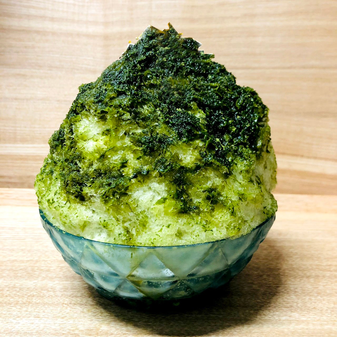 極上濃い抹茶かき氷《緑茶付き》¥1,200