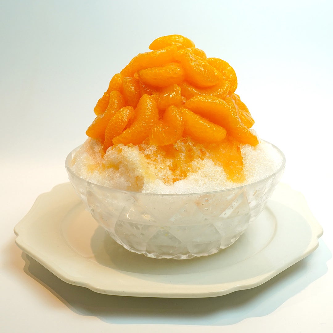 たっぷりみかんかき氷《緑茶付き》¥1,200