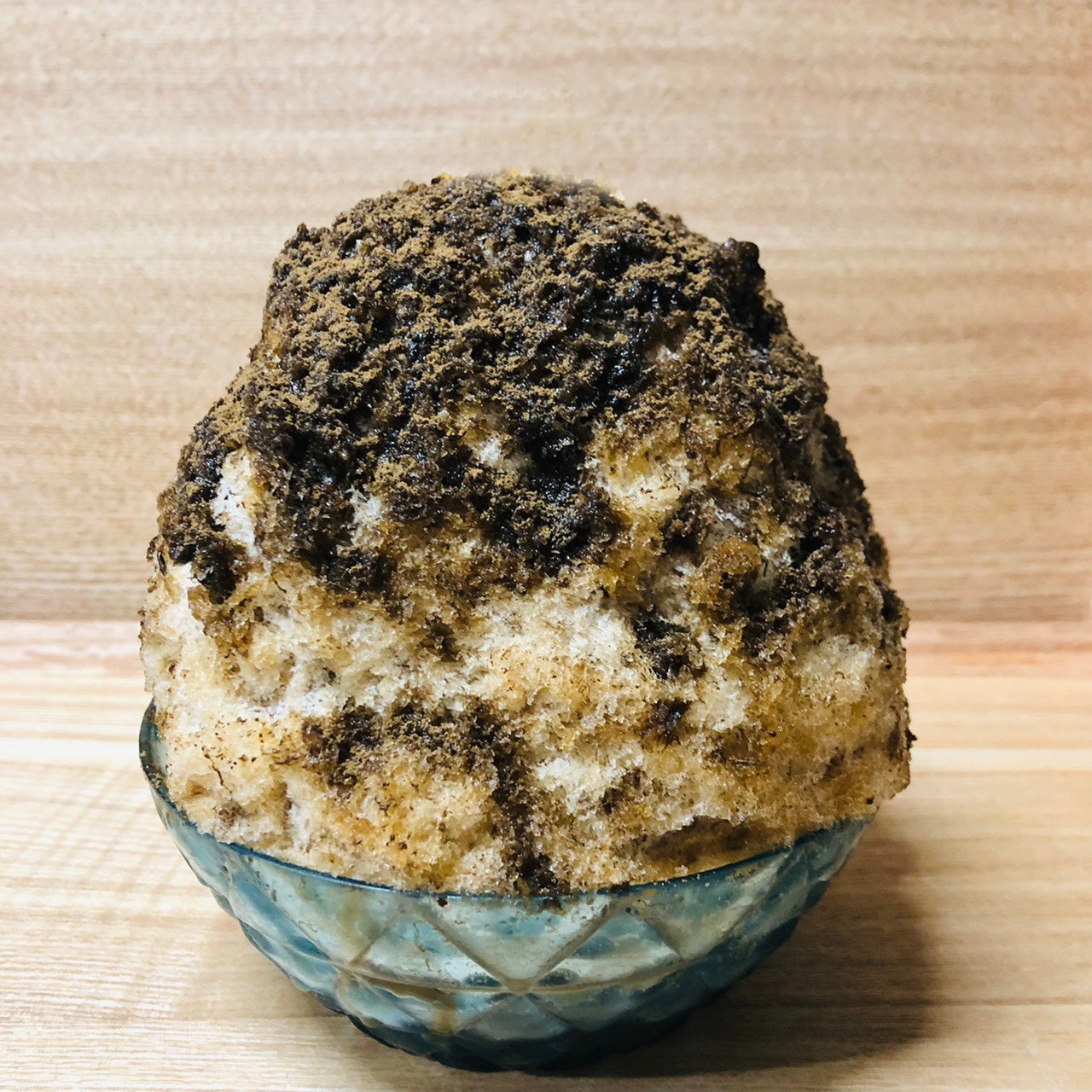 極上濃いほうじ茶かき氷《緑茶付き》¥1,200